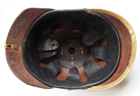 Preussen: Pickelhaube für Mannschaften der Preußischen Hauptkadettenanstalt. - Foto 5