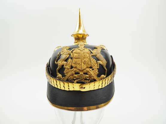 Württemberg: Pickelhaube für Offiziere der Infanterie. - photo 2