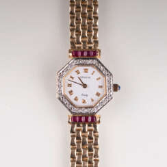 ''Damen-Armbanduhr mit Diamanten von Geneve''