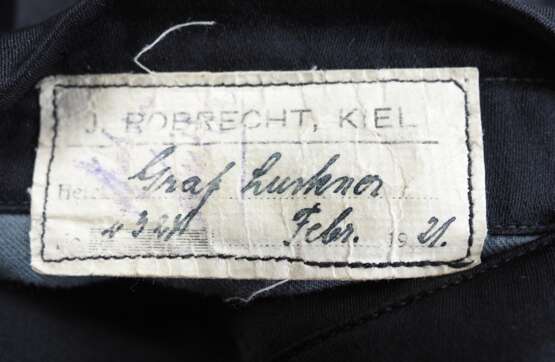 Reichsmarine: Jackett des Korvettenkapitäns Felix Graf von Luckner "Seeteufel". - фото 6