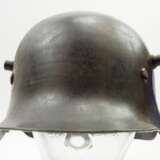 Wehrmacht: Stahlhelm M18 Kavallerie (Ohrenfrei) - Doppelemblem. - Foto 2