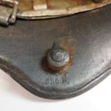 Wehrmacht: Stahlhelm M18 Kavallerie (Ohrenfrei) - Doppelemblem. - Foto 7