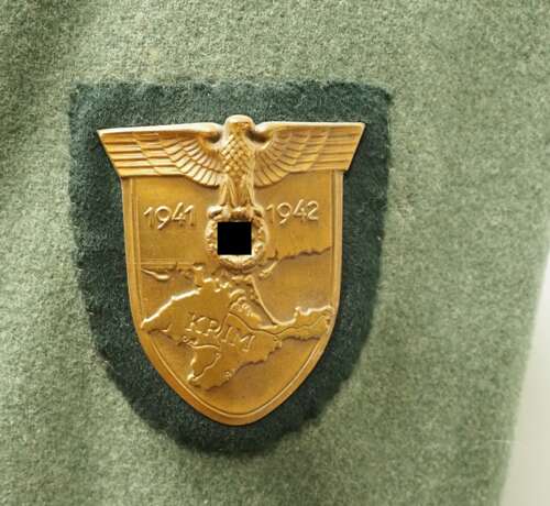 Wehrmacht: Feldbluse für einen Oberleutnant und Krim-Veteranen der Infanterie. - photo 3