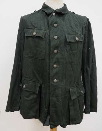 Wehrmacht: Drillichfeldbluse M 43. - photo 1
