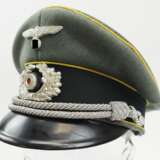 Wehrmacht: Schirmmütze für Offiziere der Nachrichtentruppe. - photo 1