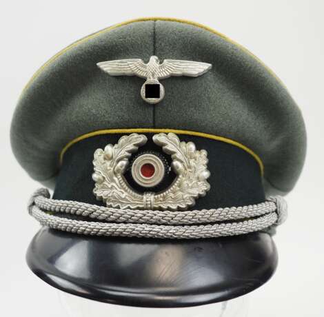 Wehrmacht: Schirmmütze für Offiziere der Nachrichtentruppe. - photo 2
