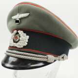 Wehrmacht: Schirmmütze eines Leutnants der Reserve der Artillerie Beobachtungs-Abteilung 6. - фото 1