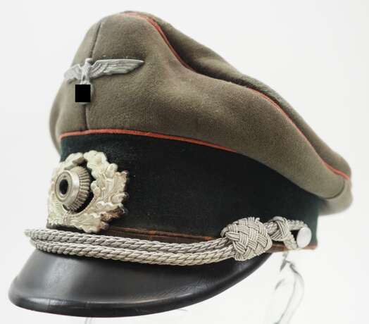 Wehrmacht: Schirmmütze für Offiziere der Panzertruppe. - фото 1
