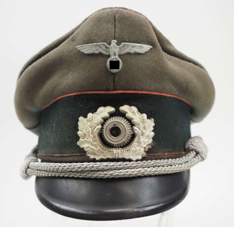 Wehrmacht: Schirmmütze für Offiziere der Panzertruppe. - фото 2