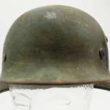 Polizei: Stahlhelm M35 - Doppelemblem. - photo 2