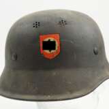 3. Reich: Helm der Feuerlöschpolizei. - photo 4