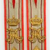 Württemberg: Paar Schulterklappen für einen Oberleutnant im Ulanen-Regiment König Karl (1. Württembergisches) Nr. 19 - zur Uniform 1870. - Foto 1