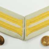 Kaiserliche Marine: Paar Kragenspiegel für Offiziere eines Seebataillons. - photo 1