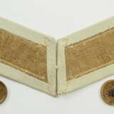 Kaiserliche Marine: Paar Kragenspiegel für Offiziere eines Seebataillons. - photo 2