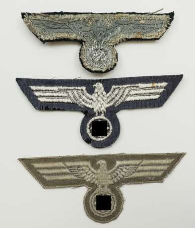 Wehrmacht: Brustadler - 3 Exemplare. - photo 2