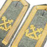 Kriegsmarine: Paar Schulterklappen für einen Maat der Küstenartillerie. - photo 2