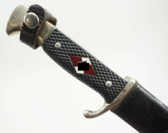HJ: Fahrtenmesser mit Devise - Hörster. - photo 1
