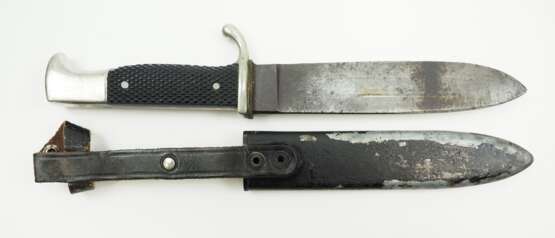 HJ: Fahrtenmesser mit Devise - Hörster. - photo 3