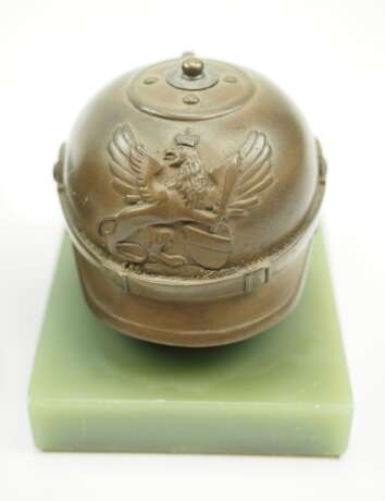 Baden: Mannschafts Pickelhaube in Bronze. - фото 2