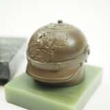 Baden: Mannschafts Pickelhaube in Bronze. - фото 3