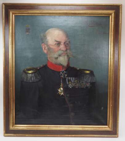 Krüger, M: Gemälde des Adolph Freiherr von Asch zu Asch auf Oberndorff, General der Infanterie und Bayerischer Kriegsminister. - photo 2