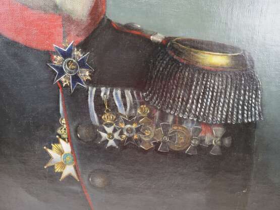 Krüger, M: Gemälde des Adolph Freiherr von Asch zu Asch auf Oberndorff, General der Infanterie und Bayerischer Kriegsminister. - photo 3