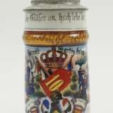 Bayern: Reservistenkrug eines Hornisten der 9. Comp. Königlich Bayerisches 10. Infanterie-Regiment „König Ludwig“ - Ingolstadt 1897/99. - photo 1