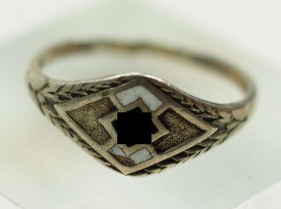 Hitlerjugend: Fingerring - HJ Raute. - photo 2