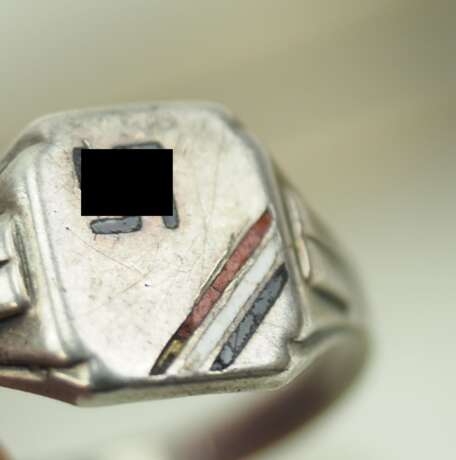 3. Reich: Fingerring - Patriotisch. - photo 2