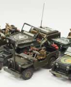 Jouets et Modèles. Blechauto US-Army Willys Jeep - 8 Exemplare.
