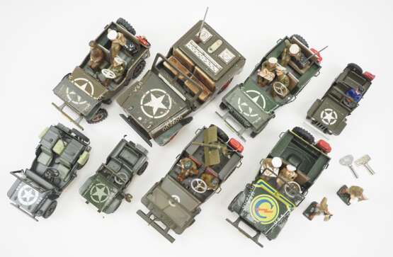 Blechauto US-Army Willys Jeep - 8 Exemplare. - photo 2
