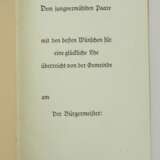 Hitler, Adolf: Mein Kampf - Hochzeitsausgabe - ohne Eintragung. - photo 2