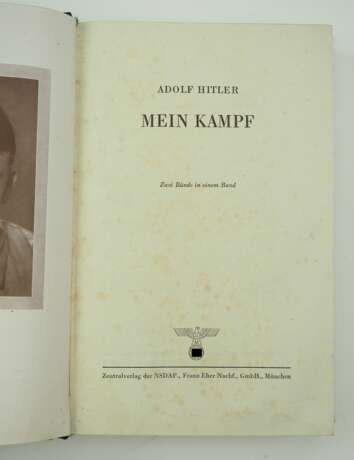Hitler, Adolf: Mein Kampf. - photo 3