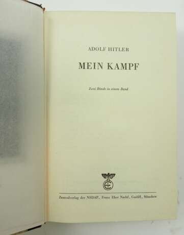 Hitler, Adolf: Mein Kampf. - photo 2