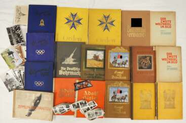 3. Reich: Sammlung Zigarettenbilderalben.