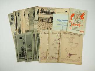 3. Reich: Lot Literatur und Zeitschriften.