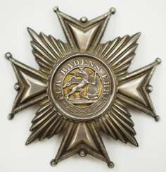 Baden: Militär Karl-Friedrich-Verdienstorden, Bruststern zum Groß- und Komtur-Kreuz.
