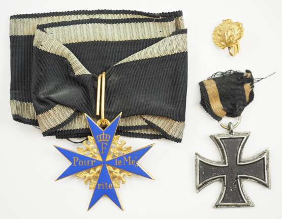Preussen: Orden Pour le Mérite, für Kriegsverdienste, mit Eichenlaub. - photo 1