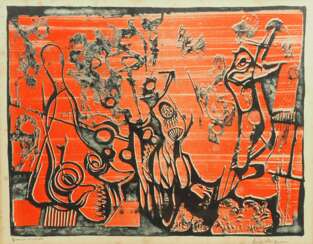 Brignoni, Serge (1903-2002): Abstrakte Komposition.