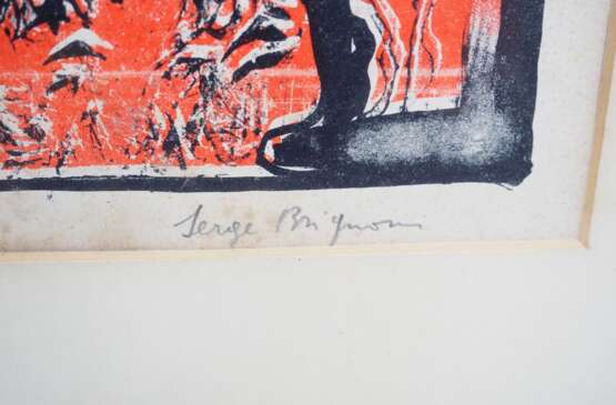 Brignoni, Serge (1903-2002): Abstrakte Komposition. - photo 5