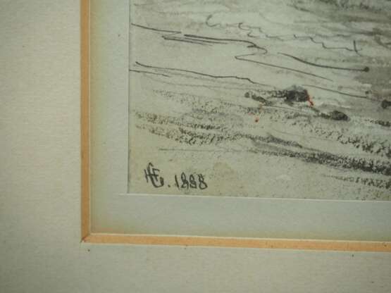 Gude, Hans Fredrik (1825-1903): Ausfahrendes Fischerboot - 1888. - photo 3