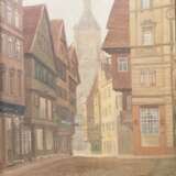 Lieblang, A.: Blick vom Schillerplatz auf das alte Rathaus von Stuttgart 1920. - photo 1