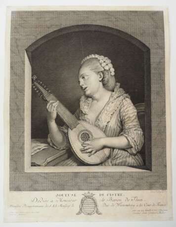 von Müller, Johann Gotthard (1747-1830): Joueuse de Cistre. - photo 2