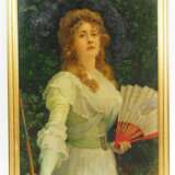 Simm, Franz Xaver (1853-1918): Dame mit Fächer. - фото 2