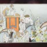 Indien: Beinmalerei eines Maharadschas. - photo 1