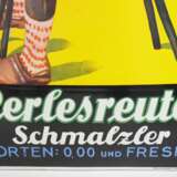 Reklame-Emailleschild: Perlesreuter Schmalzler - photo 3