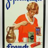 Werbeschild: Lugwig Hohlwein - "Zu jedem Kaffee - Franck Erzeugnisse". - photo 1