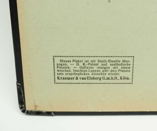 Werbeschild: Lugwig Hohlwein - "Zu jedem Kaffee - Franck Erzeugnisse". - photo 3