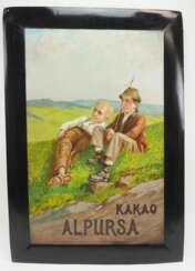 Werbeschild: Kakao Alpursa.