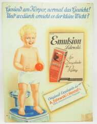 Werbeschild: Zalewski Emulsion.